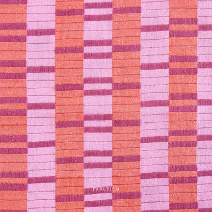 Southwest Stripe - Berry (REVERSIBLE) - Lucky Loom - Fableism Supply Co. - Simplifi Fabric