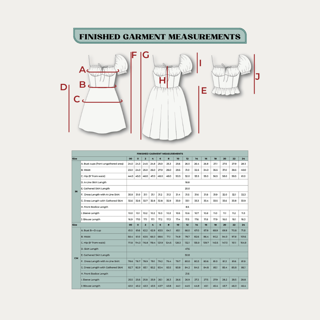 Spaghetti Dream Frock PDF Pattern - Lydia Naomi - Simplifi Fabric