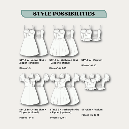 Spaghetti Dream Frock PDF Pattern - Lydia Naomi - Simplifi Fabric
