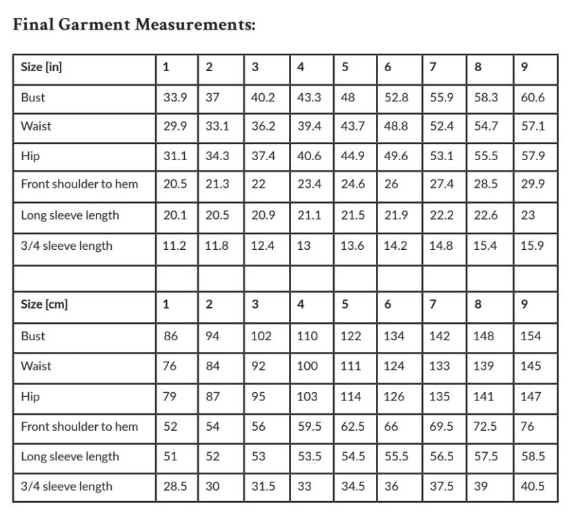 SPARKLE Shirt by Kaiser Rissanen PDF Sewing Pattern - TAUKO - Simplifi Fabric