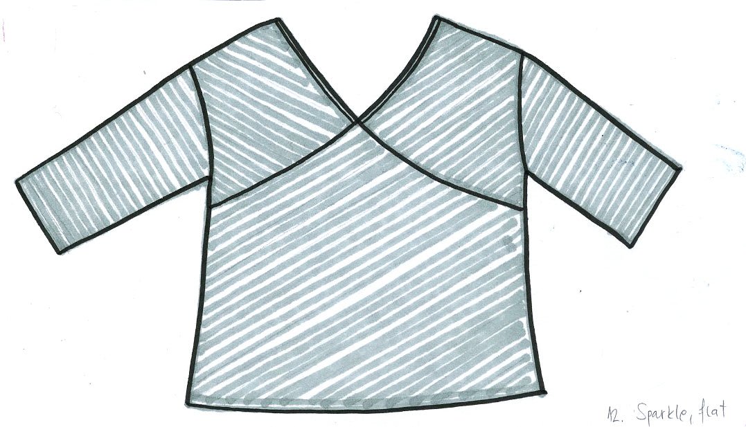 SPARKLE Shirt by Kaiser Rissanen PDF Sewing Pattern - TAUKO - Simplifi Fabric
