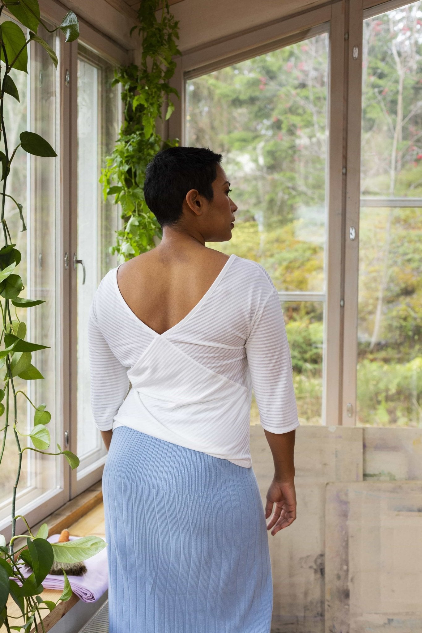 SPARKLE Shirt by Kaiser Rissanen PDF Sewing Pattern - TAUKO - Simplifi Fabric