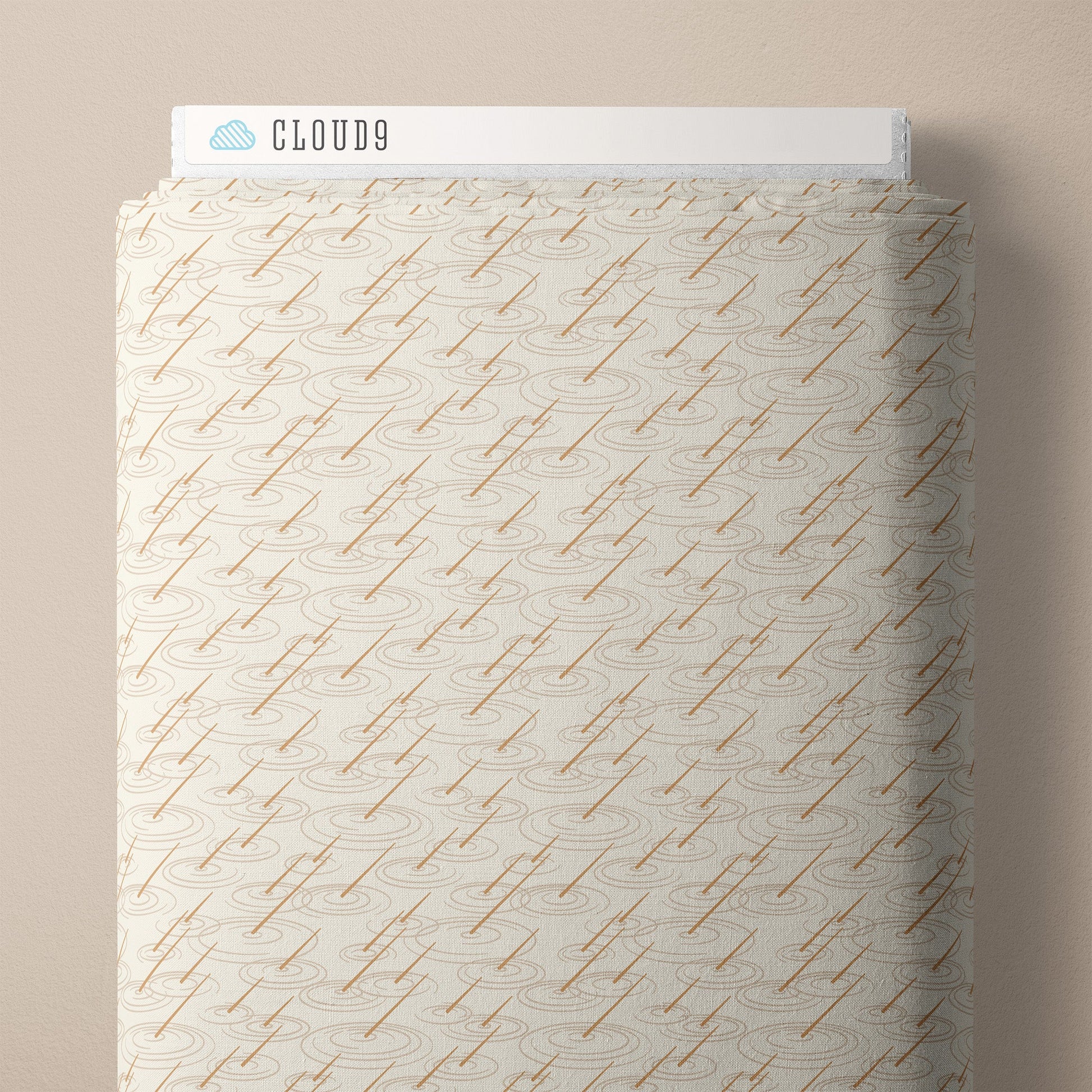 Splash Splash - Natural - Spring Showers - Ann Gardner - Cloud 9 Fabrics - Poplin - Simplifi Fabric