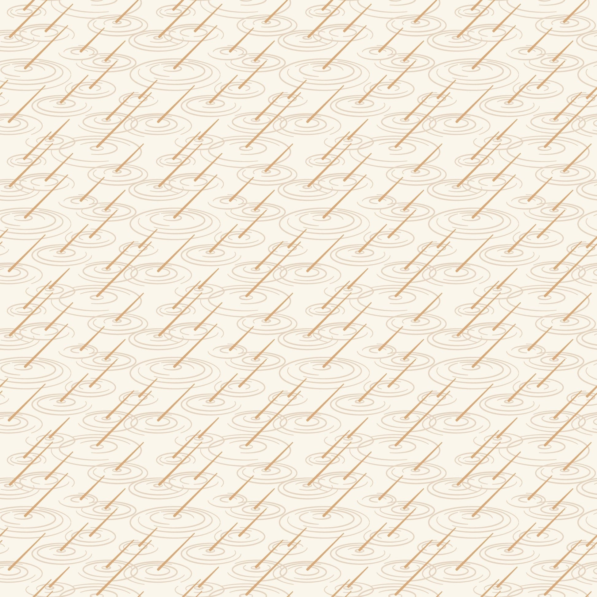 Splash Splash - Natural - Spring Showers - Ann Gardner - Cloud 9 Fabrics - Poplin - Simplifi Fabric