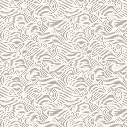 Spring Breeze - Gray - Spring Showers - Ann Gardner - Cloud 9 Fabrics - Poplin - Simplifi Fabric