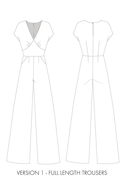 Springe Jumpsuit PDF Pattern - Sew Love Patterns - Simplifi Fabric