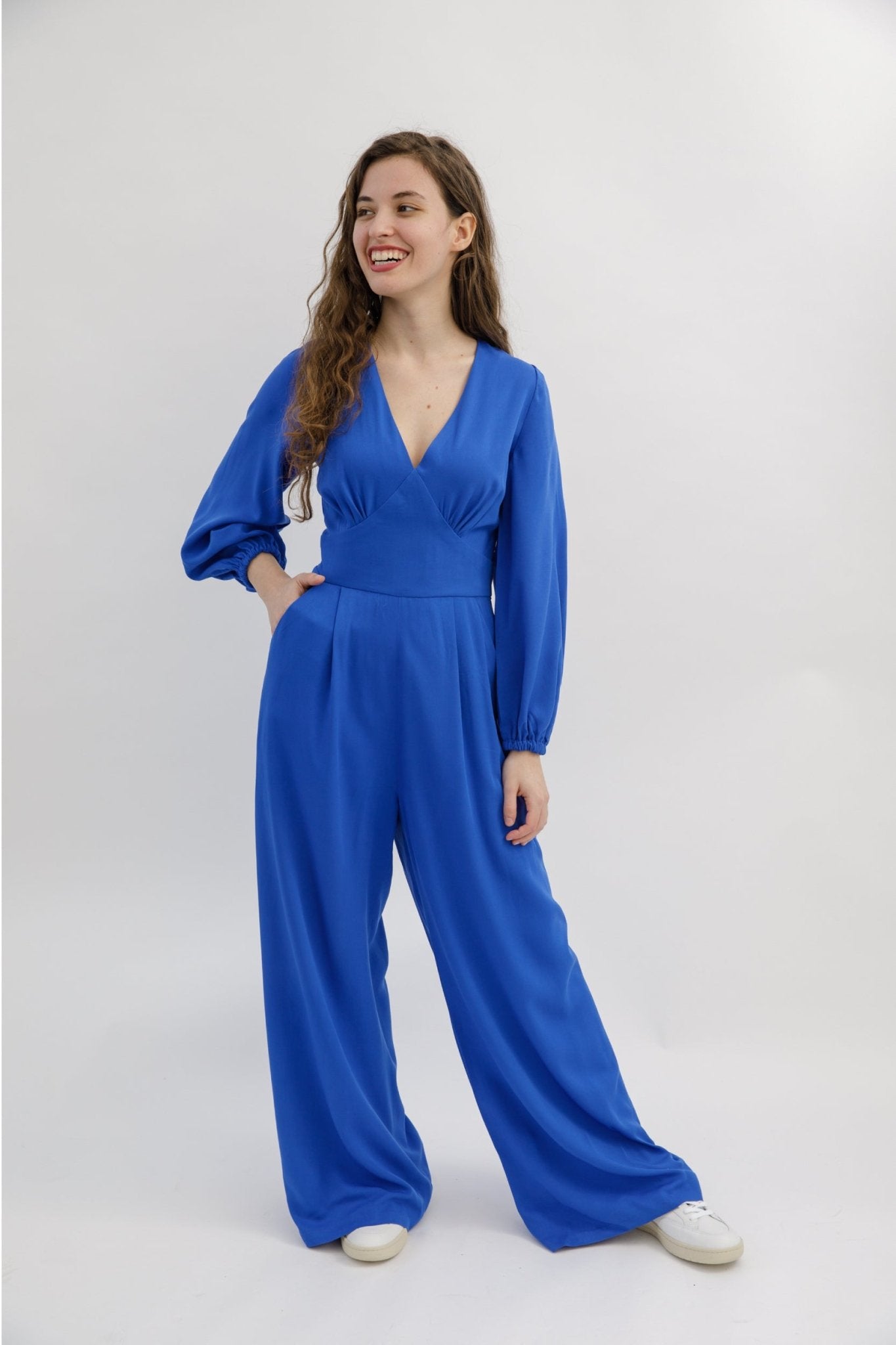 Springe Jumpsuit Sleeve Extension PDF Pattern - Sew Love Patterns - Simplifi Fabric