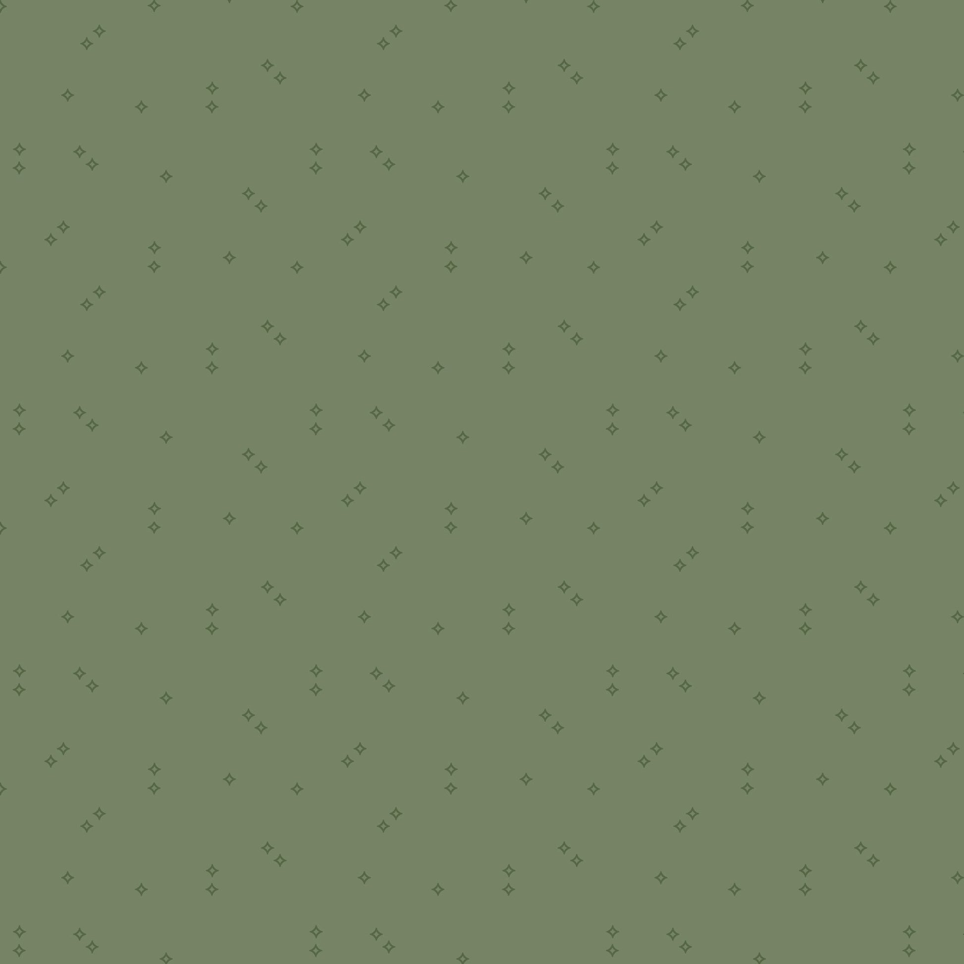 Sprinkles - Green - Spring Showers - Ann Gardner - Cloud 9 Fabrics - Poplin - Simplifi Fabric