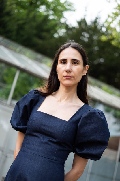 Square Dress + Puff Sleeves - Paper Sewing Pattern - Puff And Pencil - Simplifi Fabric