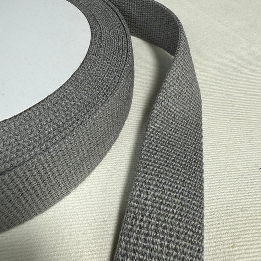 30mm Webbing - Stormy Gray - Japanese Import (sold per meter)