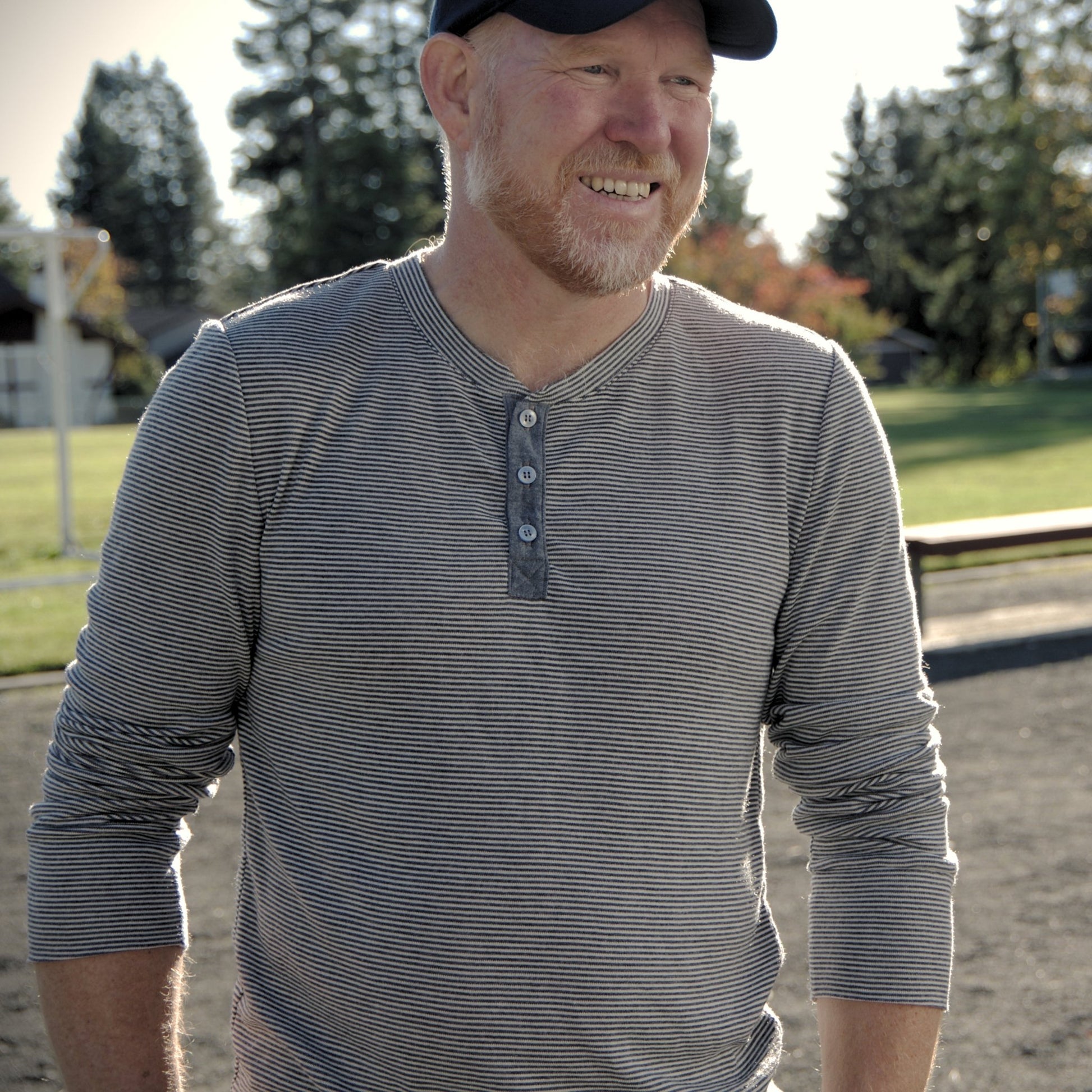 Strathcona Henley Mens PDF Sewing Pattern - Thread Theory - Simplifi Fabric