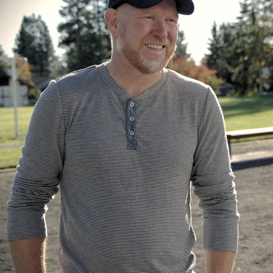 Strathcona Henley Mens PDF Sewing Pattern - Thread Theory - Simplifi Fabric