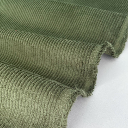 Stretch Corduroy - 8 Wale - Moss - Simplifi Fabric