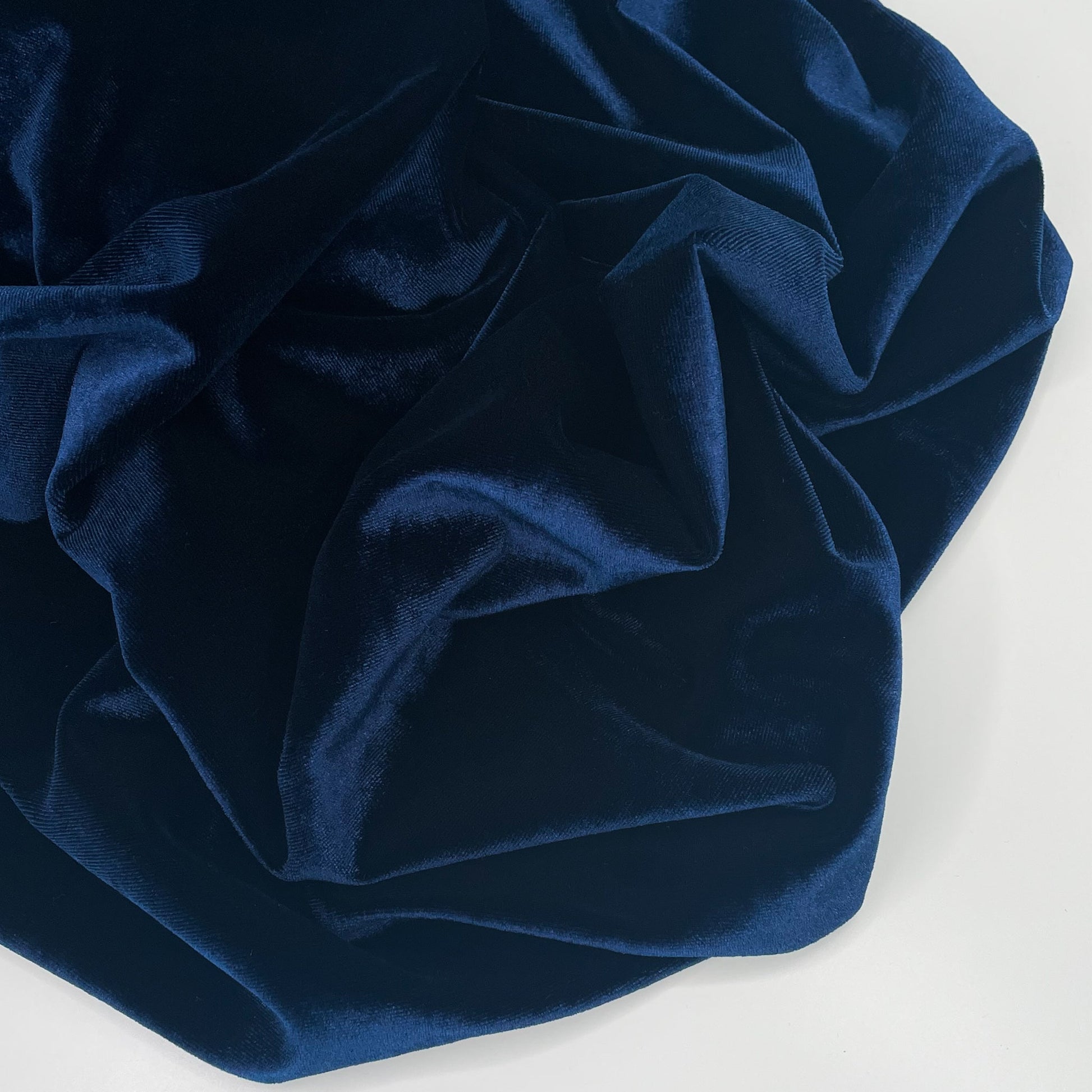 Stretch Velvet - Navy - Simplifi Fabric