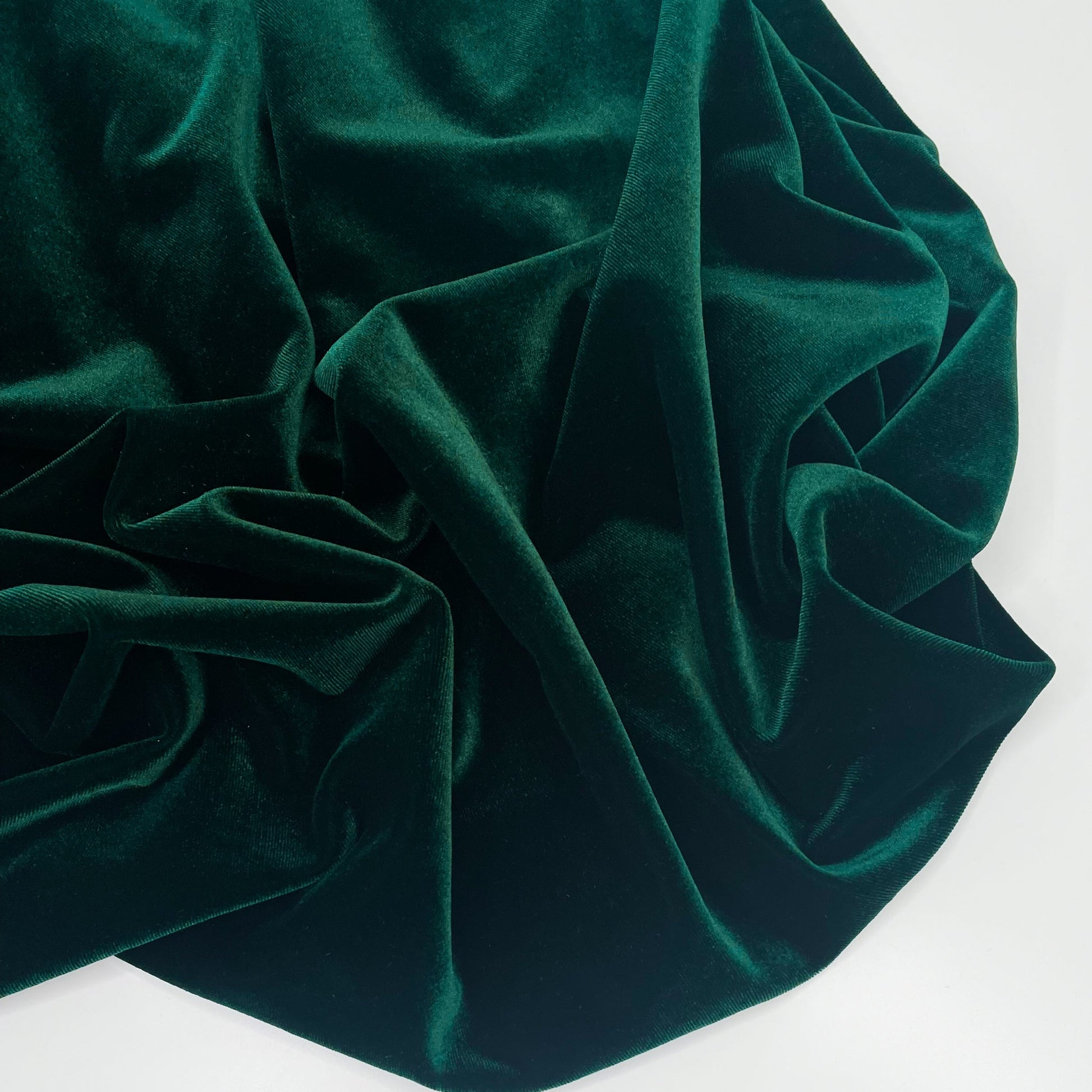 Stretch Velvet - Spruce - Simplifi Fabric