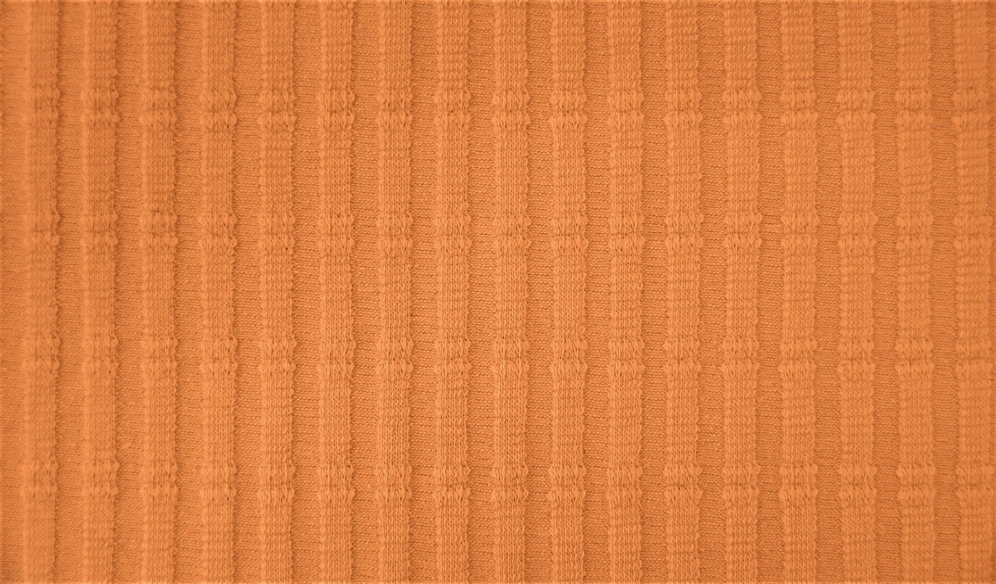 Striped Jacquard Cotton Jersey - European Import - Oeko - Tex® - Camel - Simplifi Fabric