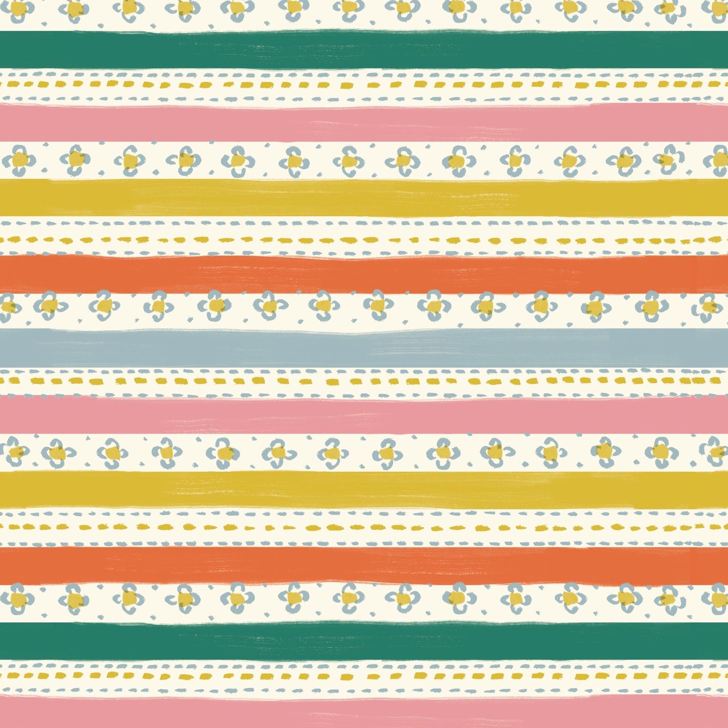 Stripes and Stitches - Happy Homestead - Samantha Johnson - Cloud 9 Fabrics - Poplin - Simplifi Fabric