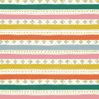 Stripes and Stitches - Happy Homestead - Samantha Johnson - Cloud 9 Fabrics - Poplin - Simplifi Fabric
