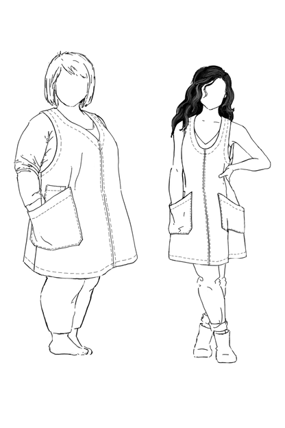 Studio Tunic Paper Pattern - Sew Liberated - Simplifi Fabric