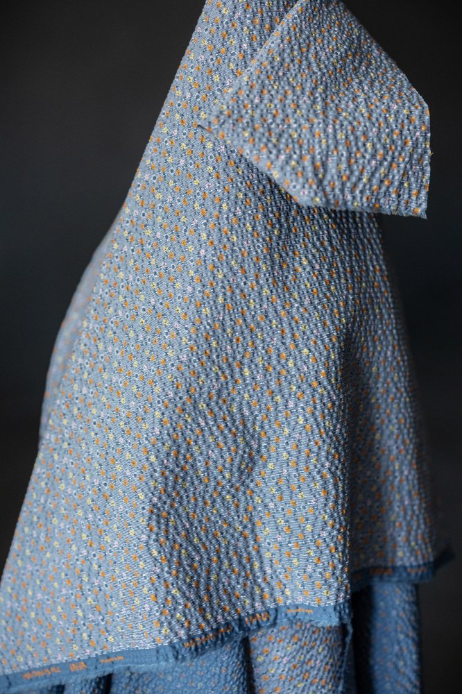 Suki Hana Seersucker Japanese Organic Cotton - Merchant & Mills - Simplifi Fabric