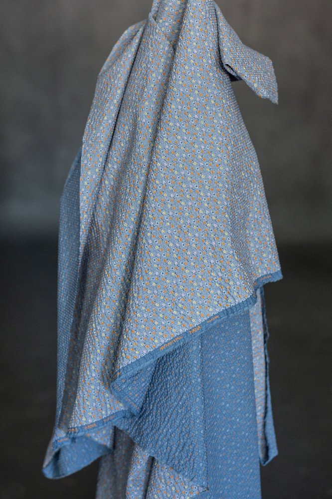 Suki Hana Seersucker Japanese Organic Cotton - Merchant & Mills - Simplifi Fabric