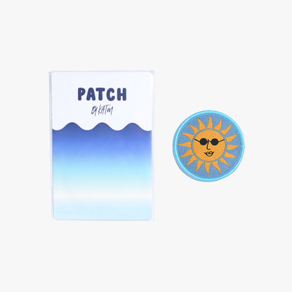 "Sunglasses Sun" - Iron On Patch - Kylie And The Machine - Simplifi Fabric