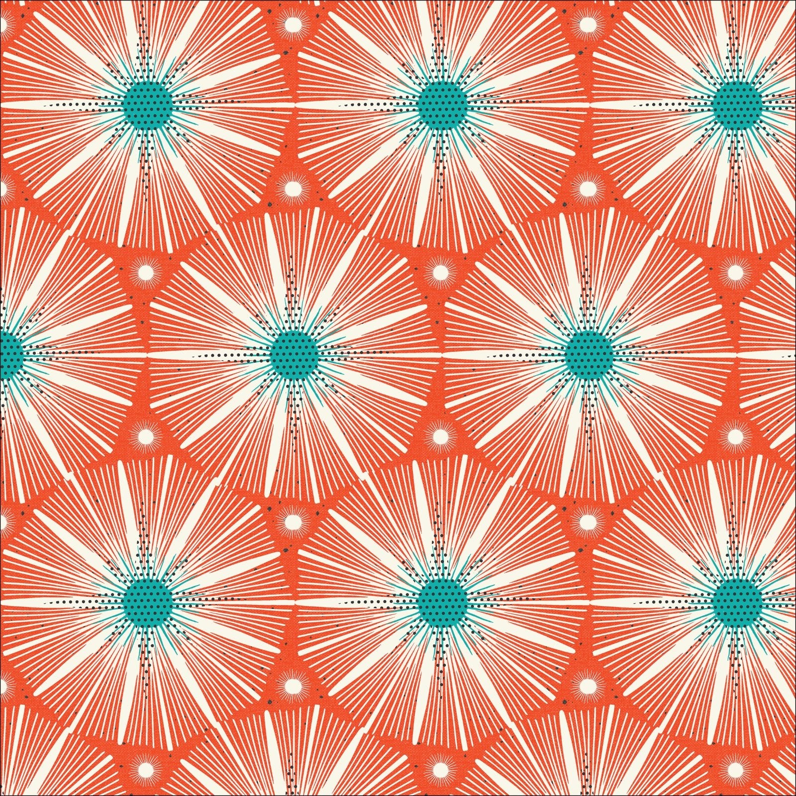 Supernova - Red - Blast Off - Hang Tight Studio - Cloud 9 Fabrics - Poplin - Simplifi Fabric