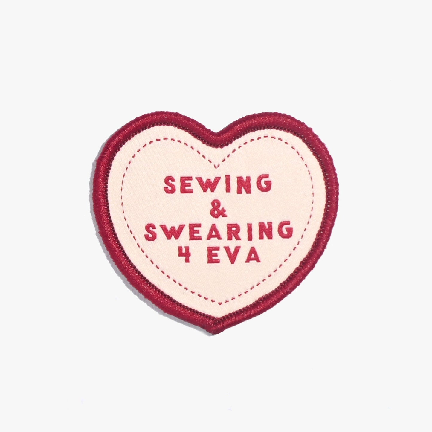 "Swearing & Sewing 4 Eva" - Iron On Patch - Kylie And The Machine - Simplifi Fabric