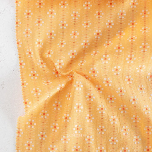 Swedish Holiday by The House That Lars Built - Karin Floral - Goldenrod - Fableism Supply Co. - Simplifi Fabric