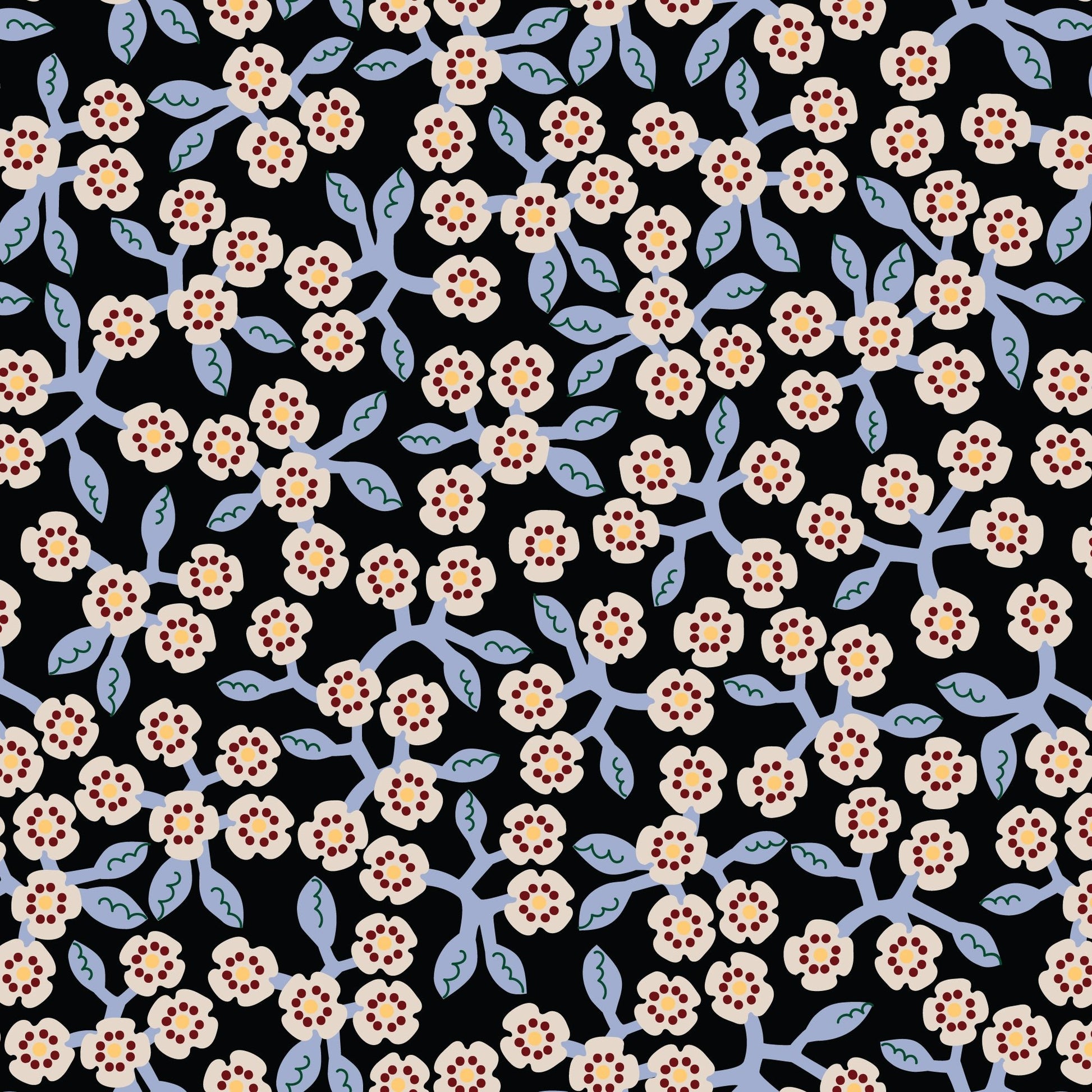 Sweet Briar - Fern Grove - Leah Duncan - Cloud 9 Fabrics - Poplin - Simplifi Fabric