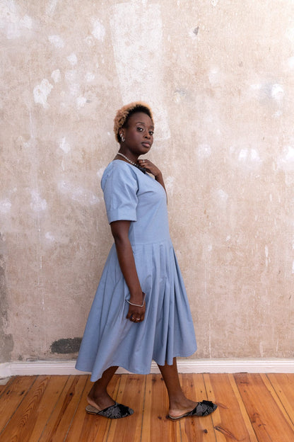 SWING Slip - On Dress by Kaiser Rissanen PDF Sewing Pattern - TAUKO - Simplifi Fabric