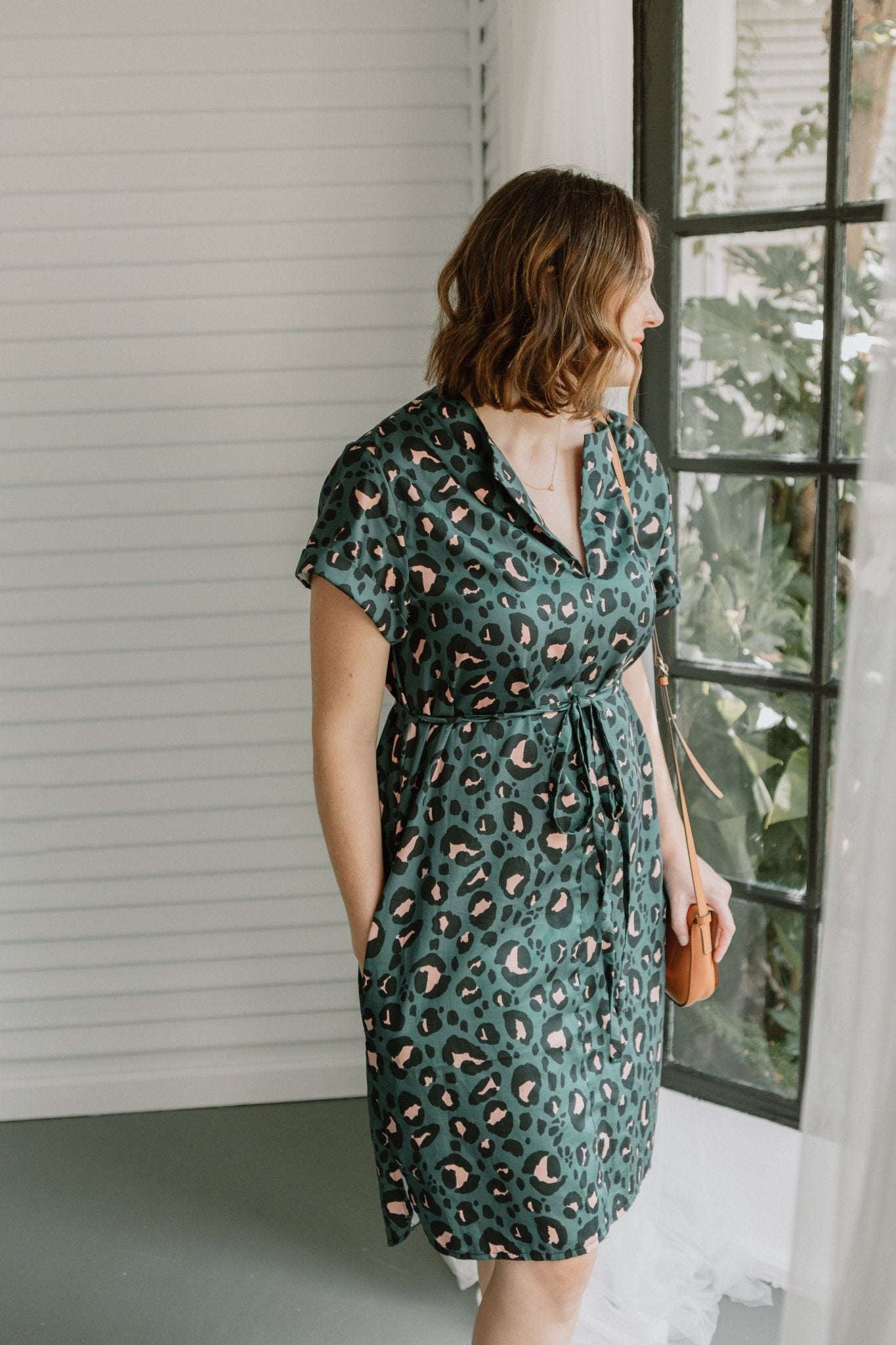 Sydni Shirt Dress - Paper Pattern - Sew to Grow - Simplifi Fabric