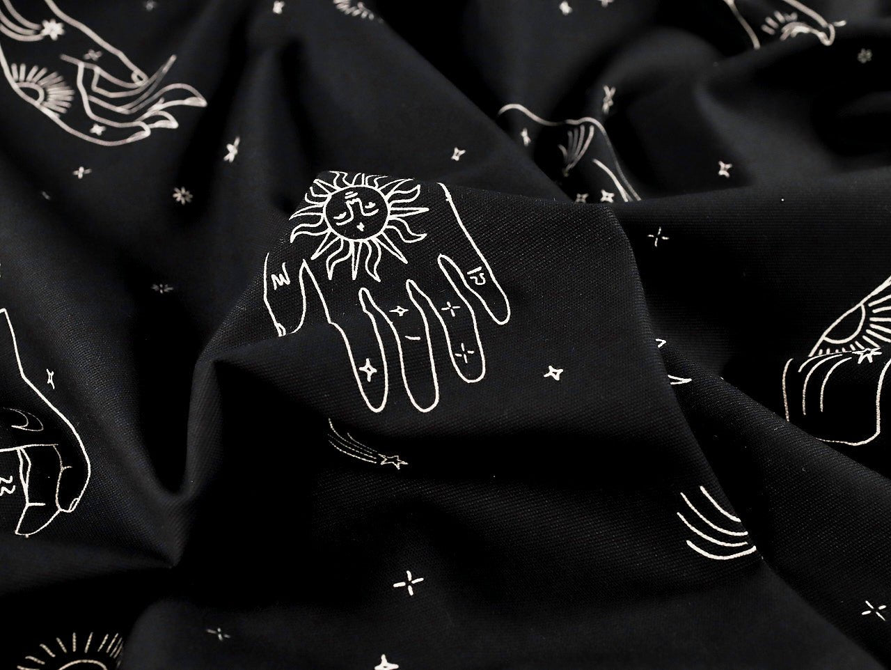 Tabitha Stretch Denim - Black - Oeko - Tex 100 - Fabric Godmother - Simplifi Fabric