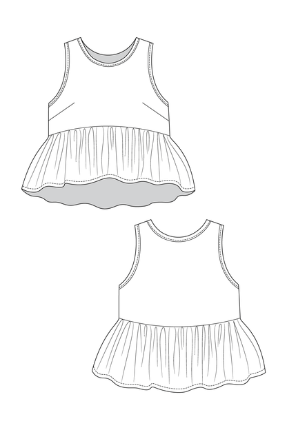 Taimi Dress & Top - PDF Pattern - Named Clothing - Simplifi Fabric
