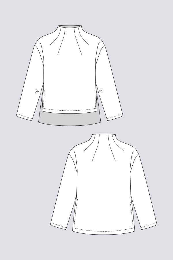 Talvikki Sweater - Named Clothing - Sewing Pattern - Simplifi Fabric