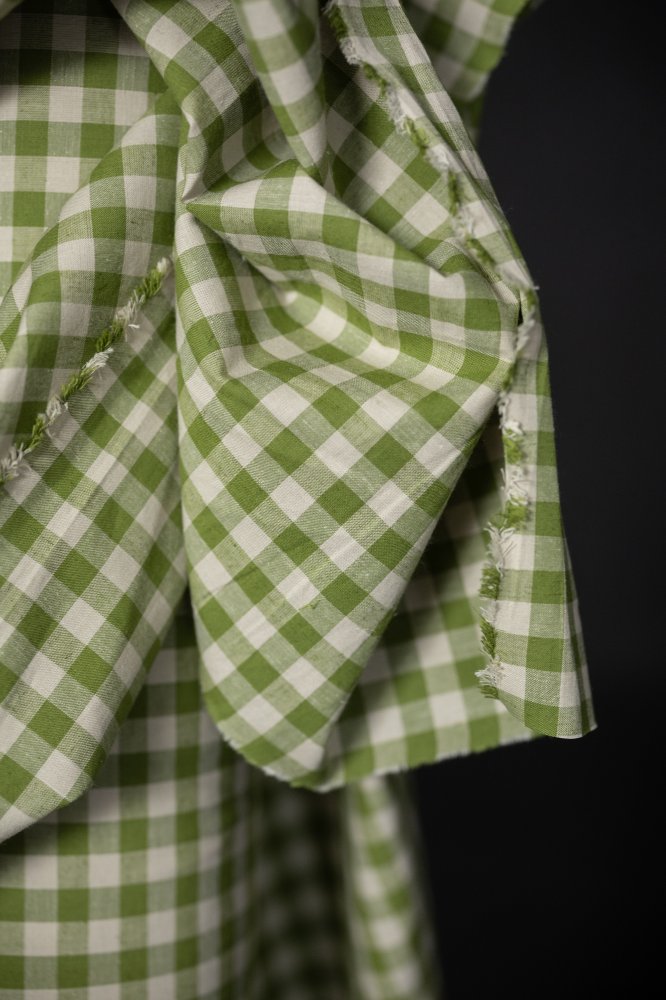 Tartines Organic Cotton Linen Gingham - European Import - Merchant & Mills - Simplifi Fabric