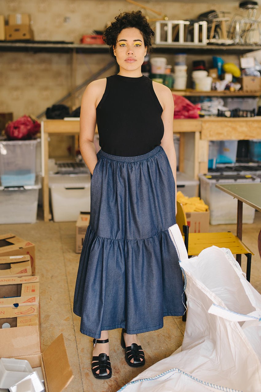 The Abbie Skirt - Paper Sewing Pattern - Juliana Martejevs - Simplifi Fabric