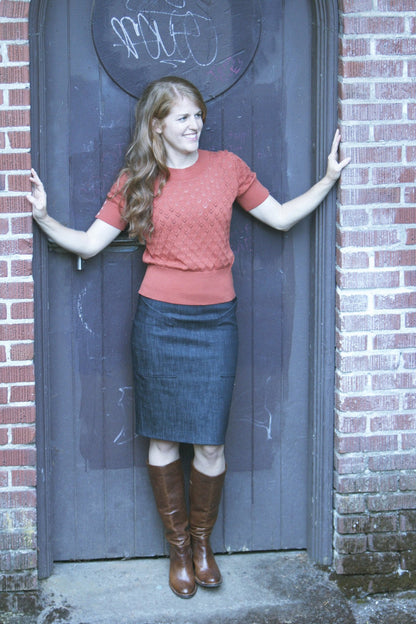 The Alberta Street Pencil Skirt Sewing Pattern - Sew House Seven - Simplifi Fabric