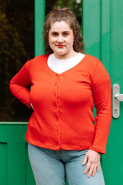 The Basic Cardigan - Paper Sewing Pattern - Juliana Martejevs - Simplifi Fabric