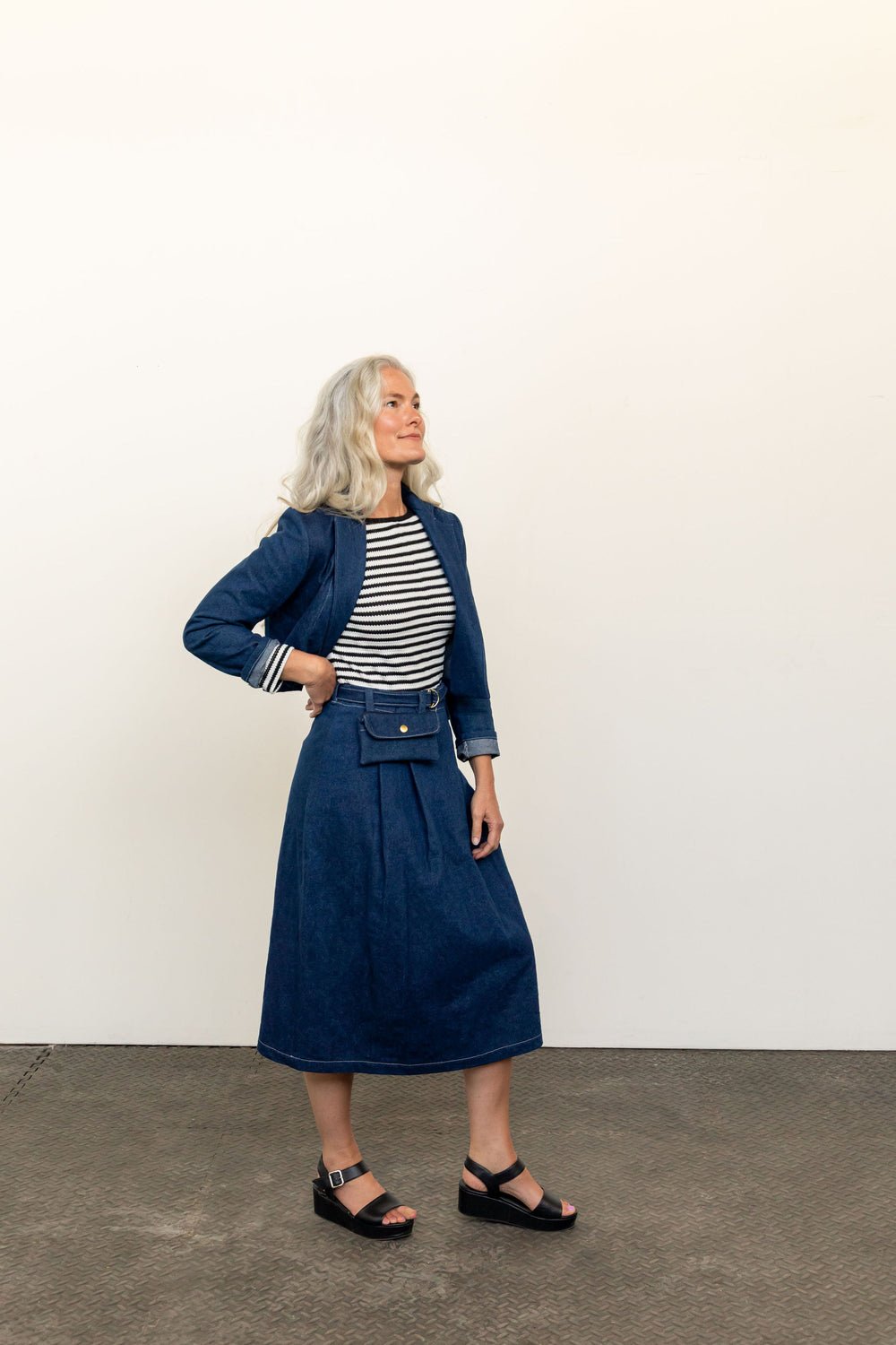 The Bernadette Skirt Pattern - Friday Pattern Company - Simplifi Fabric