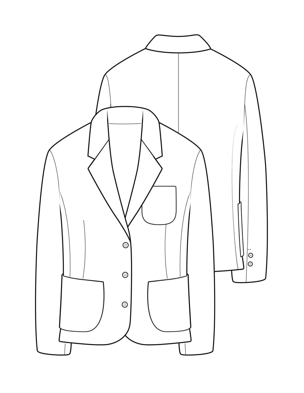 The Blazer - PDF Pattern - The Makers Atelier - Simplifi Fabric