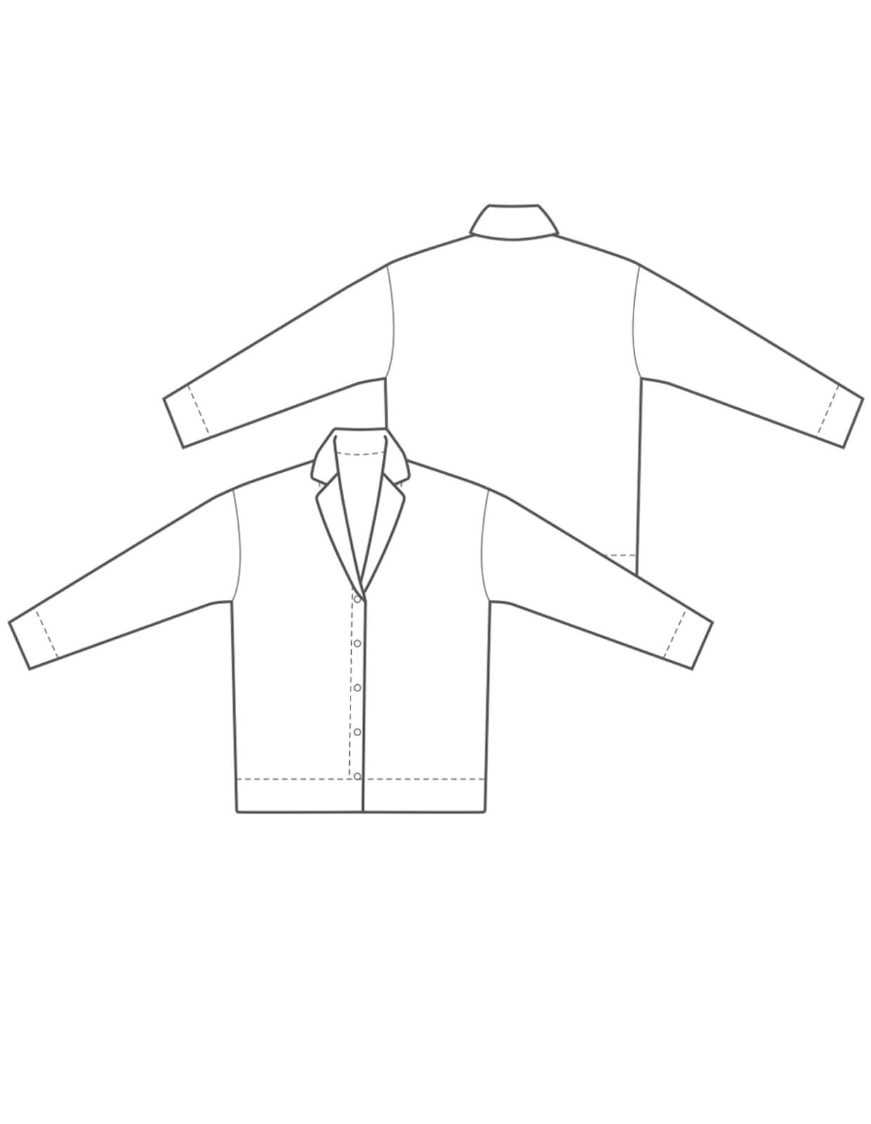 The Box Shirt - PDF Pattern - The Makers Atelier - Simplifi Fabric