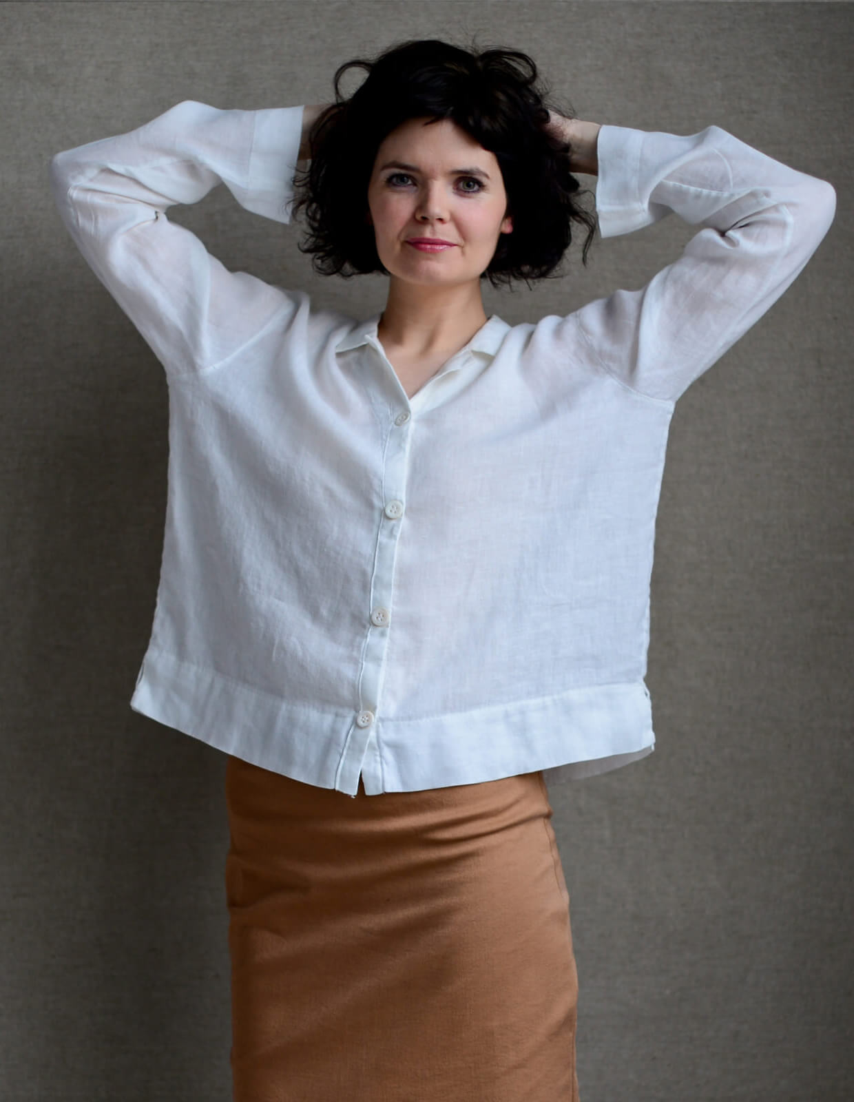 The Box Shirt - PDF Pattern - The Makers Atelier - Simplifi Fabric