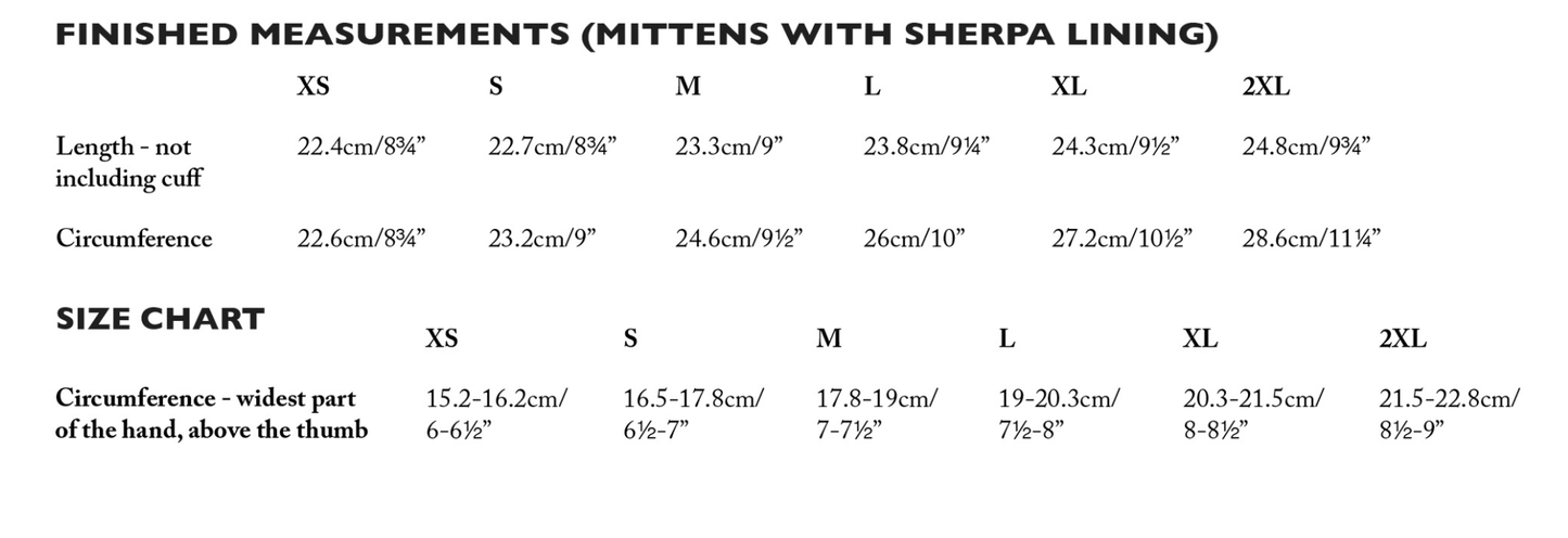 The Braemar Mittens PDF Pattern - Merchant & Mills - Simplifi Fabric