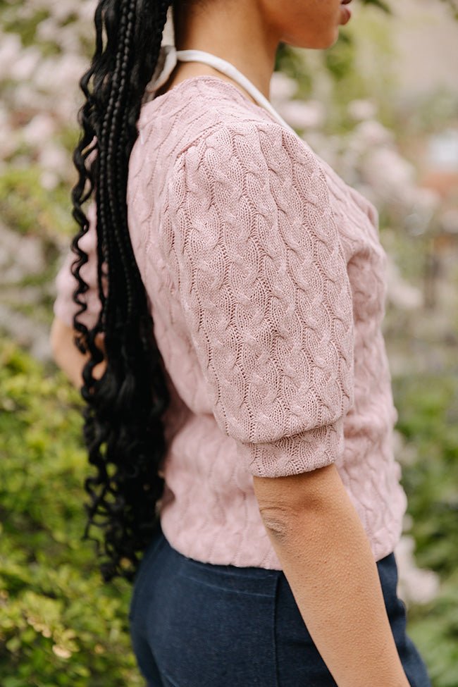 The Carlotta Short Sleeve Cardigan - Paper Sewing Pattern - Juliana Martejevs - Simplifi Fabric