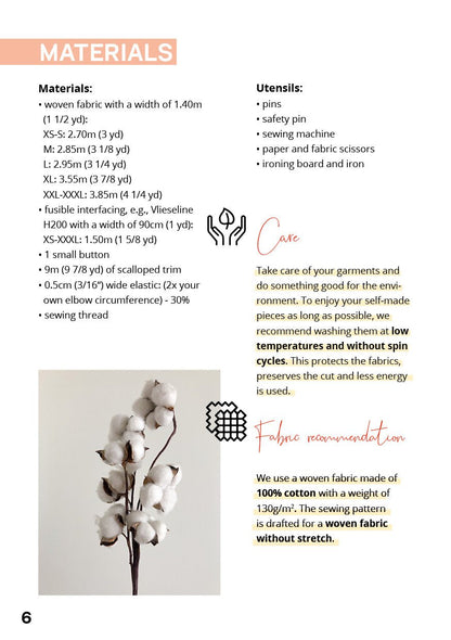 The Daphne Wrap Blouse - Paper Sewing Pattern - Juliana Martejevs - Simplifi Fabric