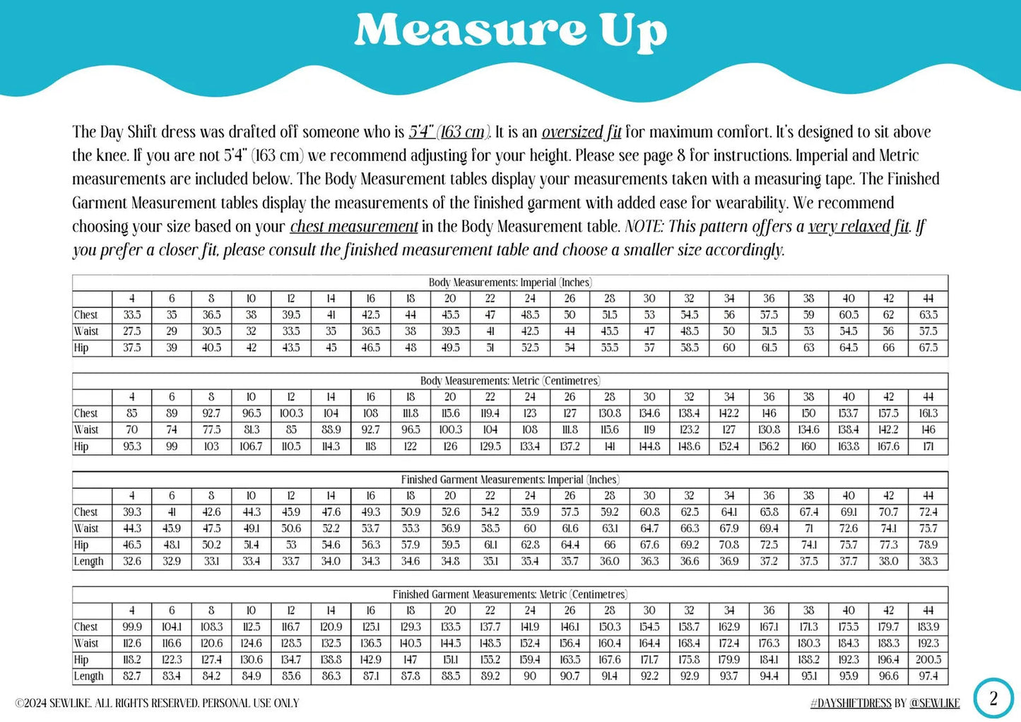 The Day Shift Dress PDF Sewing Pattern - Sew Like Shop - Simplifi Fabric