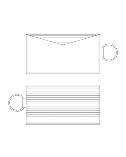 The Elastic Wallet PDF Sewing Pattern - Thread Theory - Simplifi Fabric