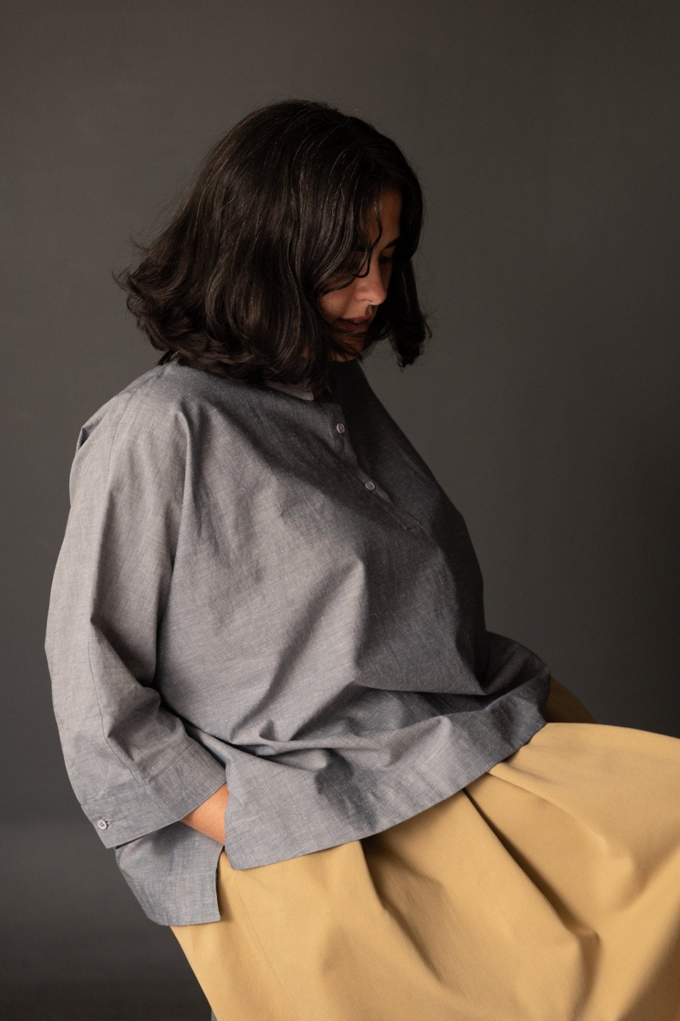 The Ellsworth Oversized Boxy Shirt Pattern - Merchant & Mills - Simplifi Fabric