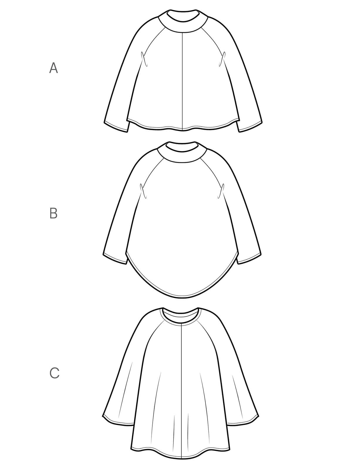 The Flared Tunic and Top - PDF Pattern - The Makers Atelier - Simplifi Fabric